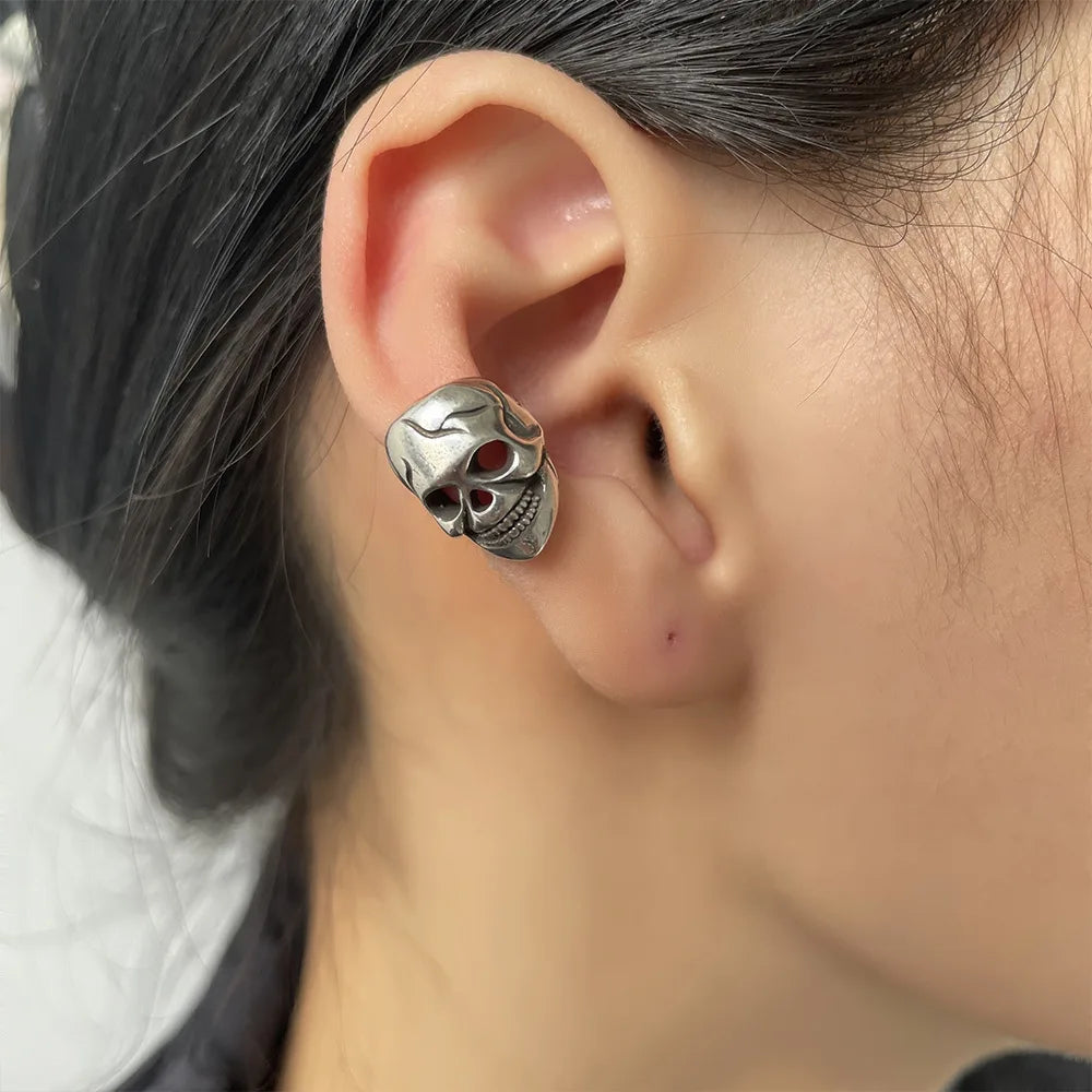 Geometric Zircon Ear Cuffs