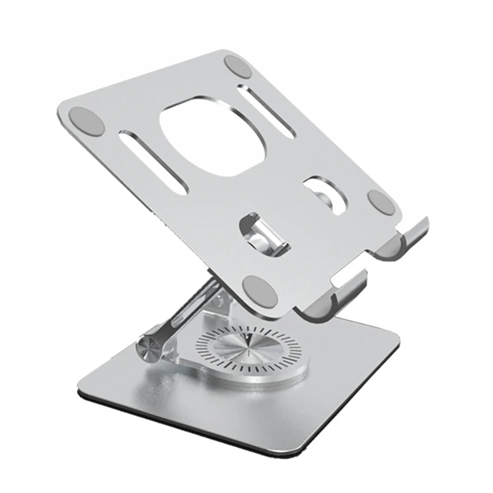Foldable 360° Rotating Tablet and Phone Stand with Height Adjustment