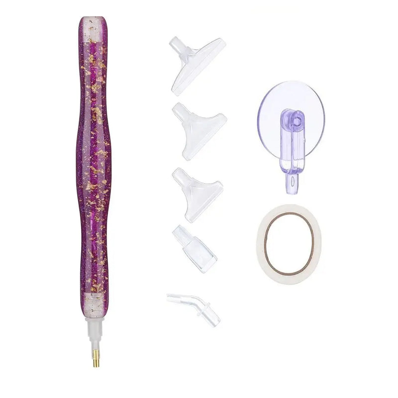 5D Diamond Painting Pen Kit with Roller & Tape