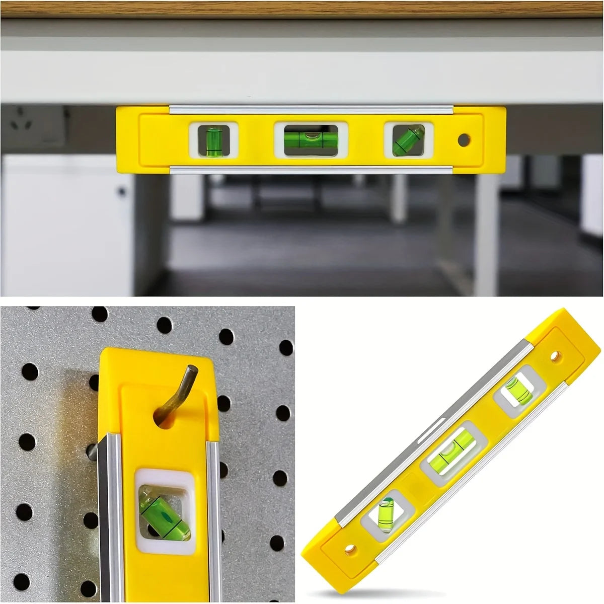 9-Inch Magnetic Torpedo Level with Three Vials