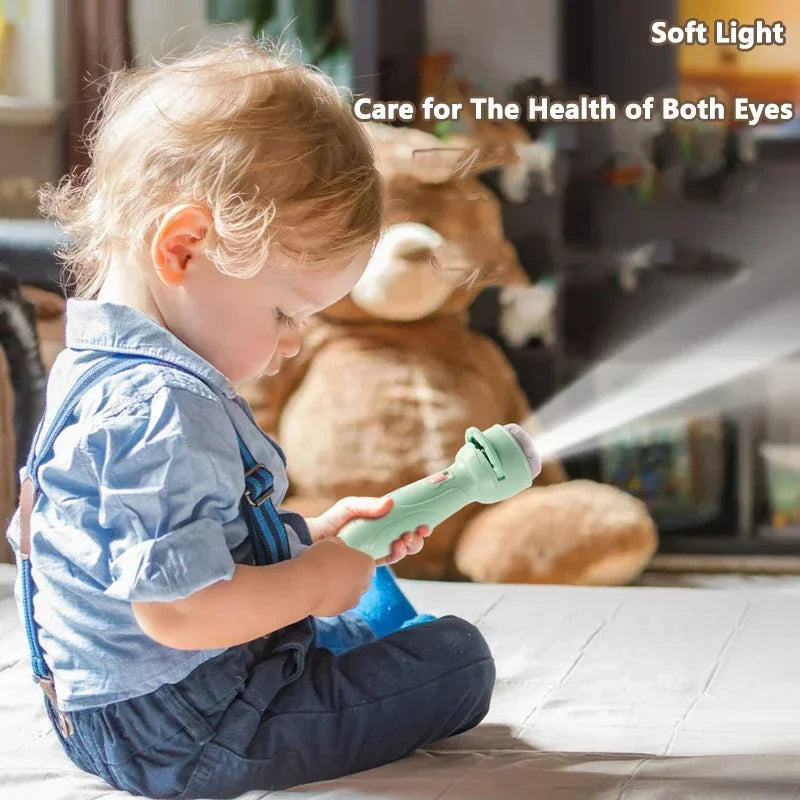 Cartoon Projection Flashlight for Kids