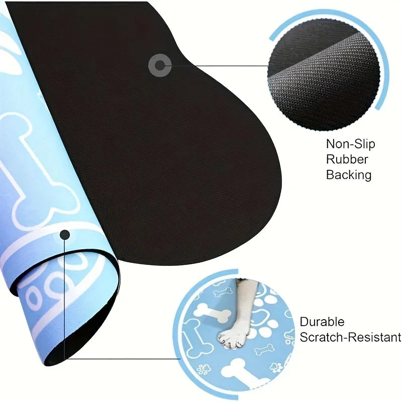 PU Pet Feeding Mat - Non-Slip & Easy to Clean