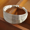 Gold Geometric Twist Cuff Bracelets