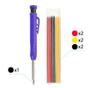 Precision Carpenter's Mechanical Pencil with Integrated Sharpener