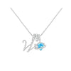 Heart-Shaped Initial Pendant Necklace