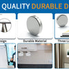 Image showing high quality durable design features of countersunk neodymium disc magnets with center holes and three layers c