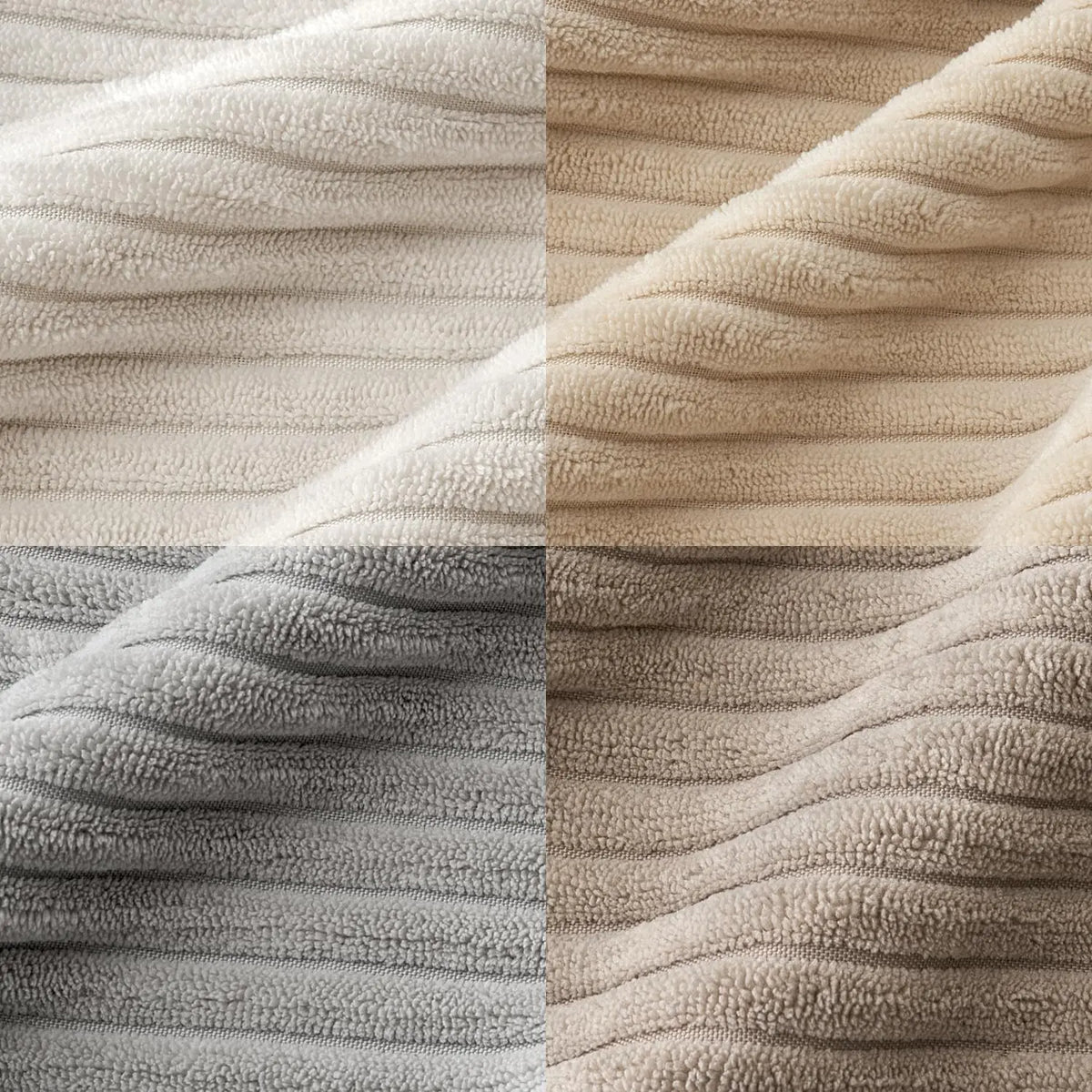 Soft Corduroy Striped Throw Pillow Cover