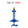 Set D 50ML air conditioning oil and dye injector with low-side quick coupler