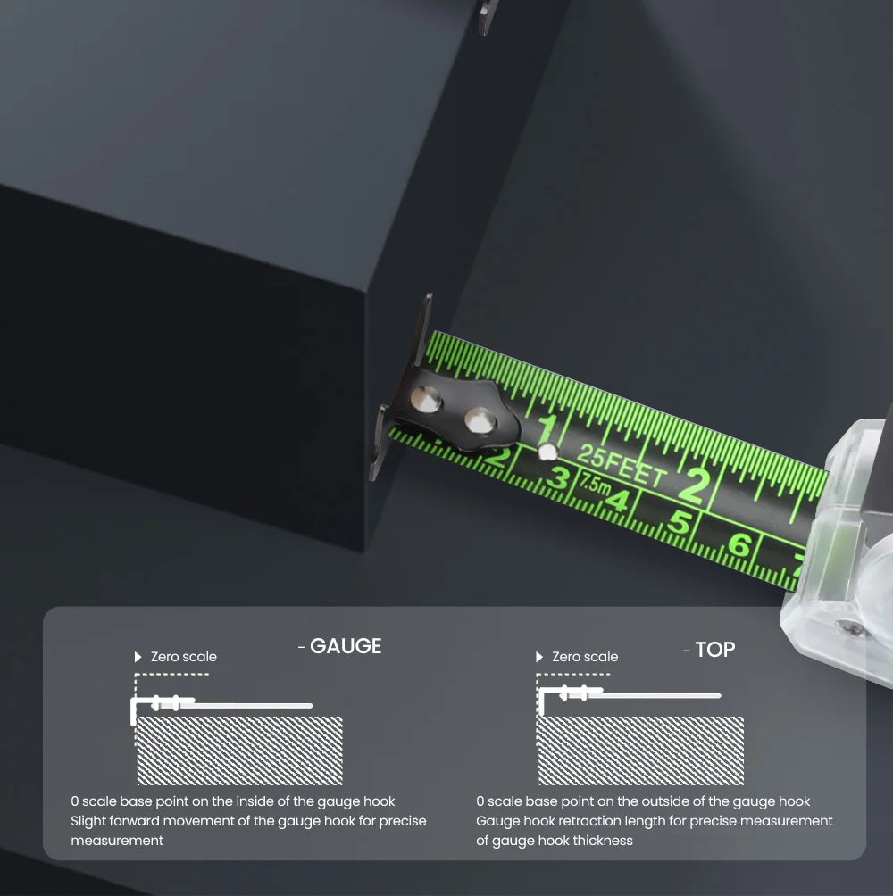 Fluorescent Tape Measure