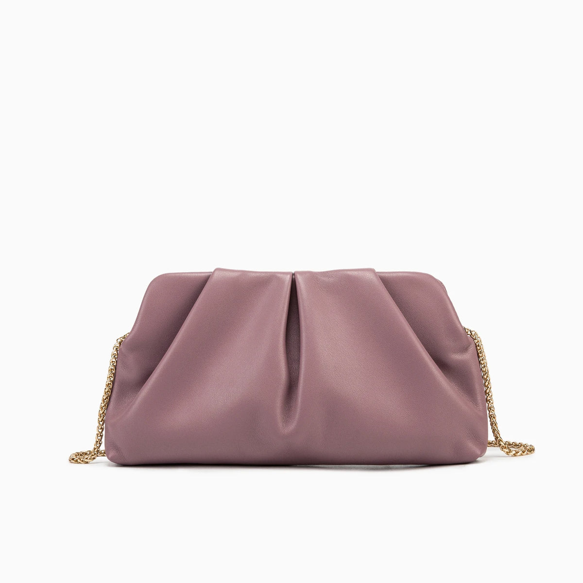 Elegant Chain Shoulder Bag with Crystal Accents