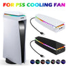 PS5 Cooling Stand with RGB Lighting and Dust Cover