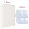 A5 PU Leather Photo & Card Organizer Binder with 4-Pocket Sleeves