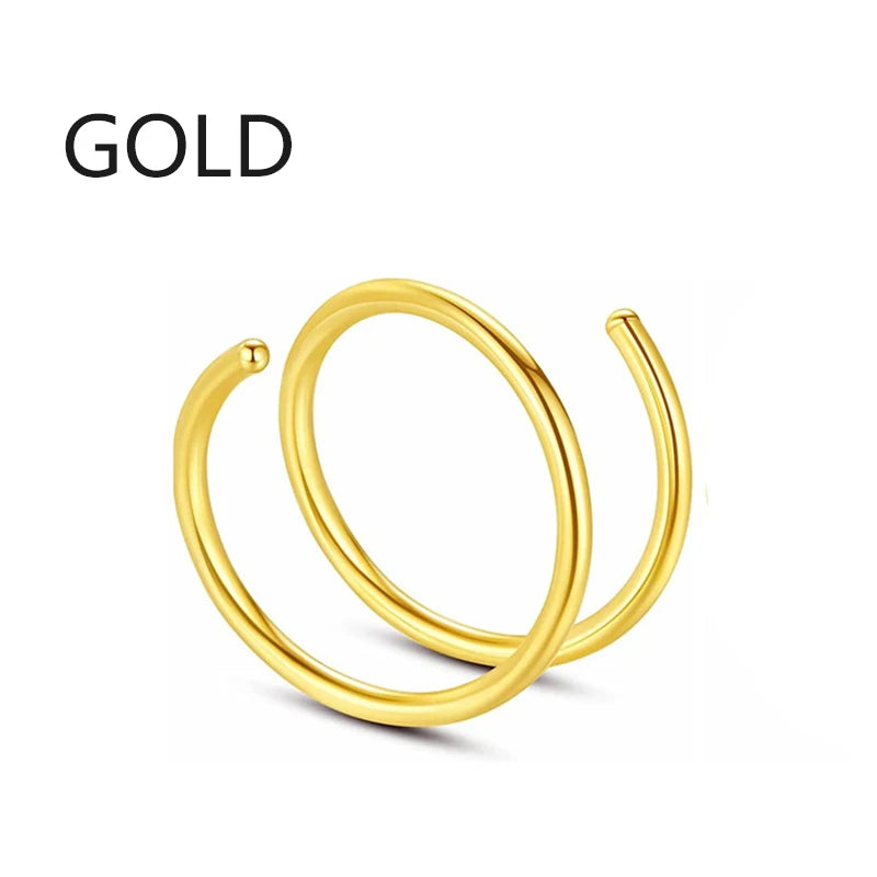 Non-Piercing Magnetic Nose Ring Hoop