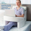 Extra Large Memory Foam Reading Pillow with Armrests
