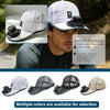 Solar-Powered Cooling Fan Hat with USB Charging