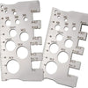Stainless Steel Metric Thread Pitch Gauge with Measuring Ruler