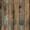 Retro Wood Grain Peel and Stick Wallpaper