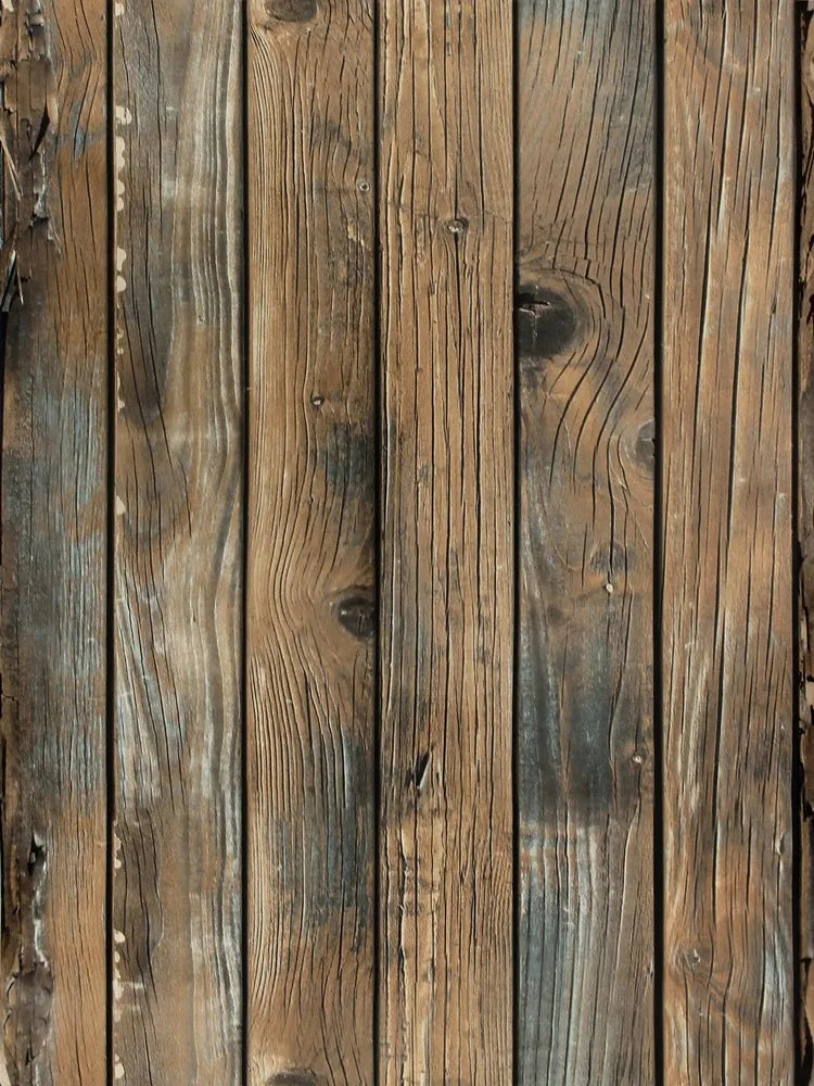 Retro Wood Grain Peel and Stick Wallpaper