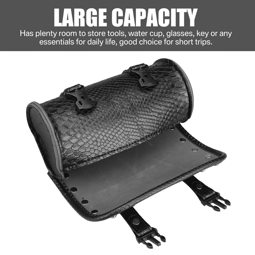 Motorcycle PU Leather Utility Saddlebag