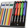 Precision Carpenter's Mechanical Pencil with Integrated Sharpener