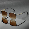 Vintage Square Metal Frame Sunglasses
