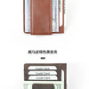 Slim RFID-Blocking Leather Wallet with Money Clip