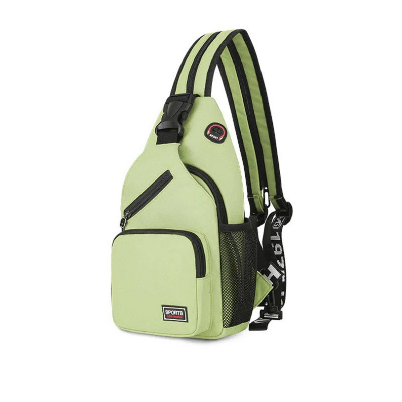Convertible Women's Chest Bag with Earphone Hole