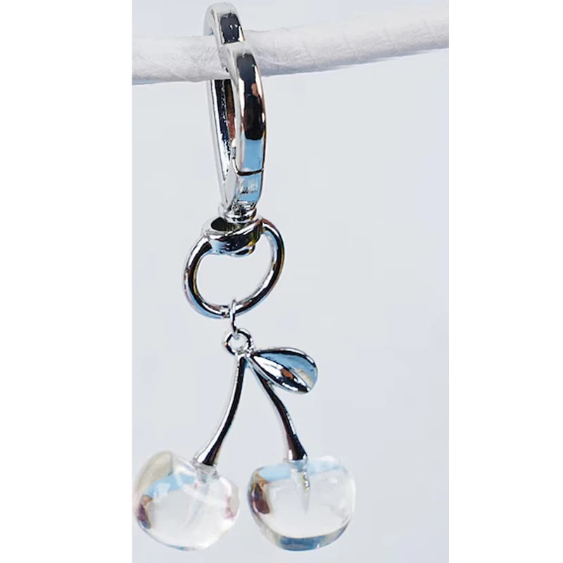 Cherry Bag Charm Keychain