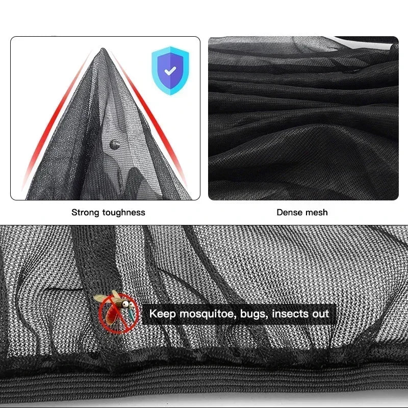 Car Side Window Mesh Sunshade Set – UV Protection & Heat Reduction