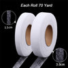 Iron-On Hem Tape — 65 Yards, No-Sew Adhesive Fabric Fusing Tape