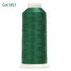 80-Color Polyester Embroidery Thread Set with Large 4000m Spools
