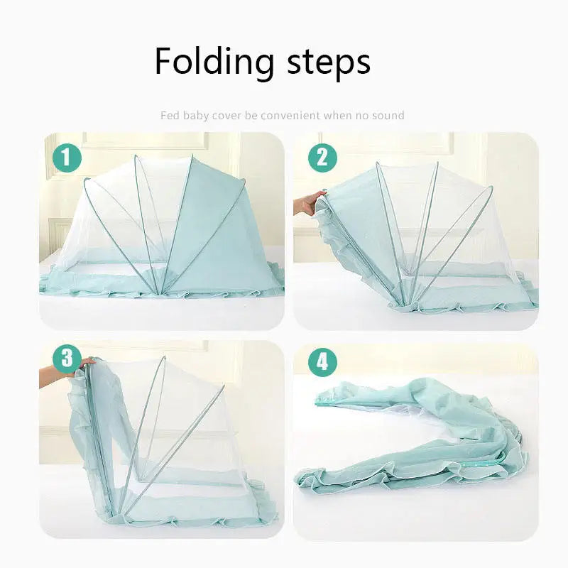 Foldable Baby Mosquito Net for Cribs and Cots