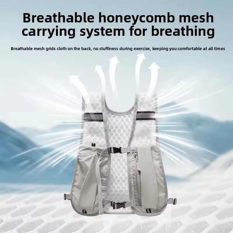 Featherlight Hydration Vest with Reflective Trim and Phone Pocket
