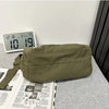 Cotton Canvas Crossbody Bag with Large Capacity