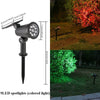 9-LED Solar-Powered Outdoor Spotlight