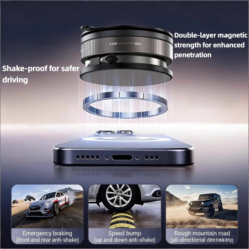 360° Rotatable Magnetic Car Phone Mount