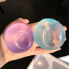 Transparent Coconut Mochi Squishy Stress Relief Toy