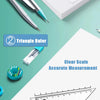 7-Piece Geometry Set with Compass and Ruler