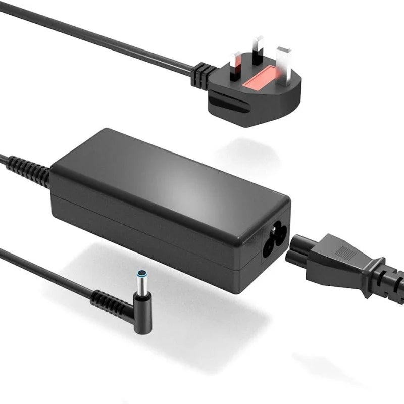 65W HP Laptop Charger with 4.5mm Blue Tip Connector