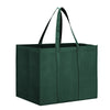 Reusable Non-Woven Grocery Tote Bags, 6-Pack Foldable Shopping Bags with Long Handles