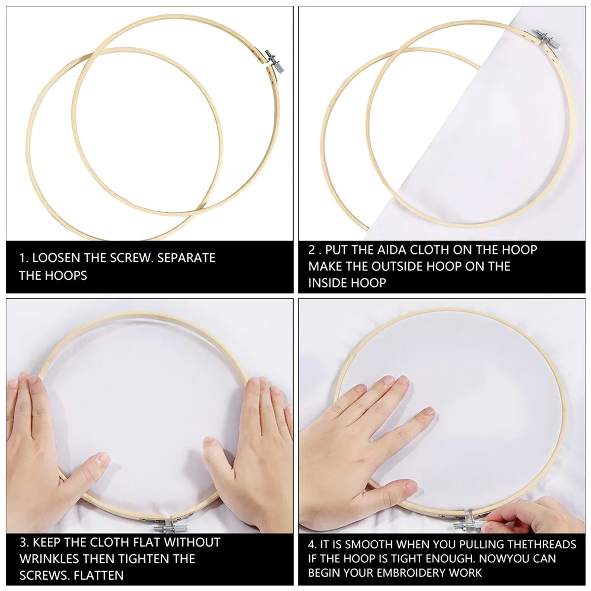 Embroidery Stitch Practice Kit with 30 Stitches for Beginners