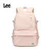 A light pink ultralight water-resistant laptop backpack for work and travel.