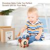 Montessori Wooden Crab Pull Toy with Bead Maze and Life Skills Activities