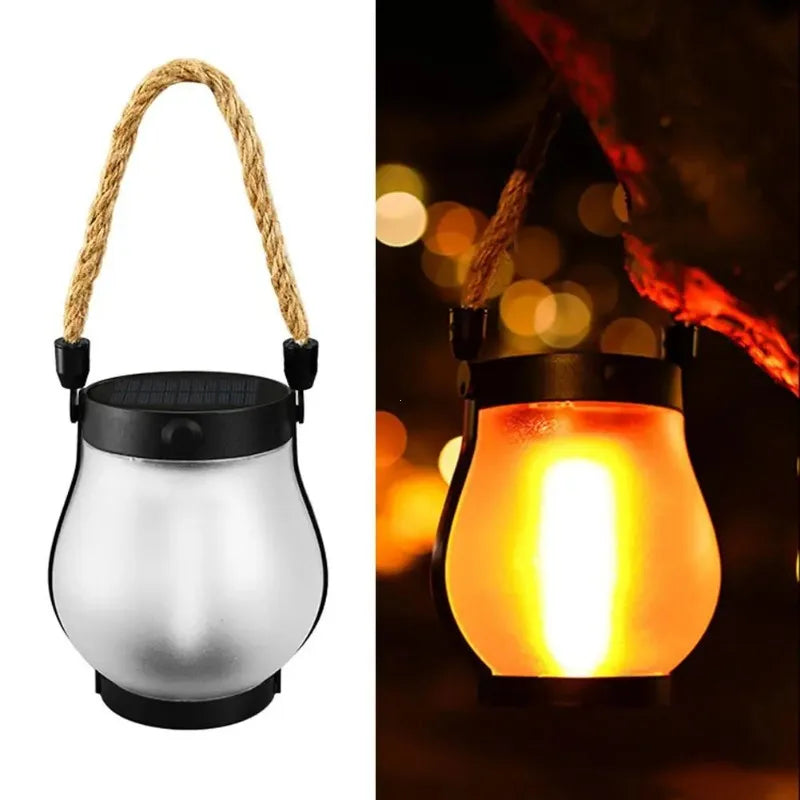 Solar-Powered Rechargeable Camping Lantern