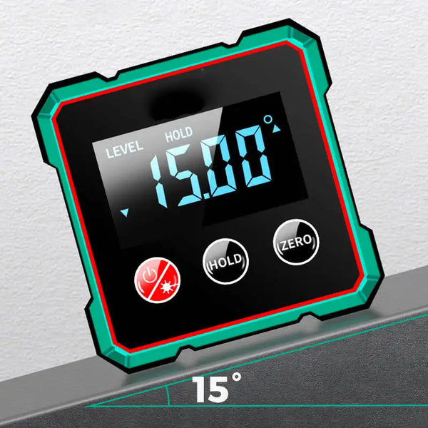 Magnetic Digital Angle Finder with Laser