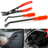 A set of 38 car trim removal tools in black and orange, shown with close-ups of their use on a car interior.