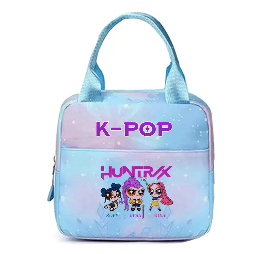 KPop Demon Hunters Insulated Lunch Bag with Shoulder Strap