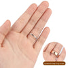 Invisible Ring Size Reducer with Spiral Spring Tightener