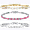 Elegante Tennisarmband mit Zirkonia