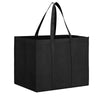 Reusable Non-Woven Grocery Tote Bags, 6-Pack Foldable Shopping Bags with Long Handles